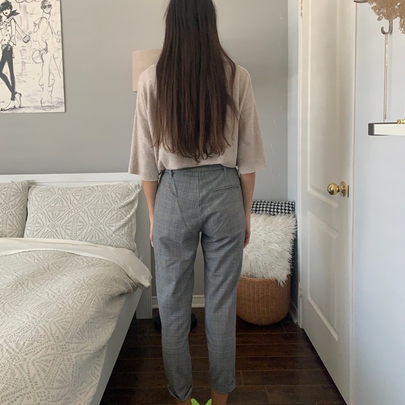 Zara Plaid Pants - Picture 3 of 3